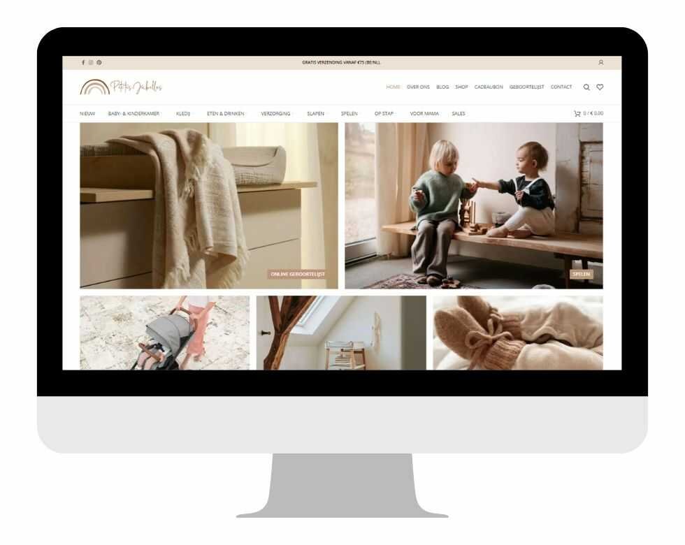 Portfolio - website ecommerce