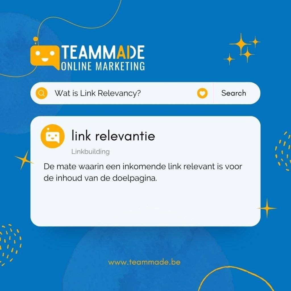 Link relevancy - link relevantie