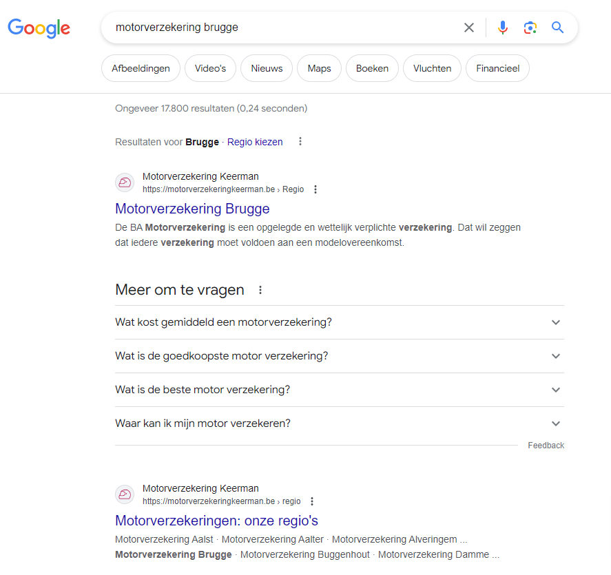 website voor verzekeringsmakelaar